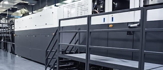 The first digital post print corrugated press in Europe