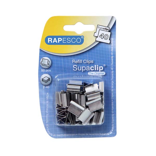 Rapesco Supaclip Refill Clip Pack