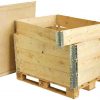 Wooden Pallet Collars With Hinged Corners