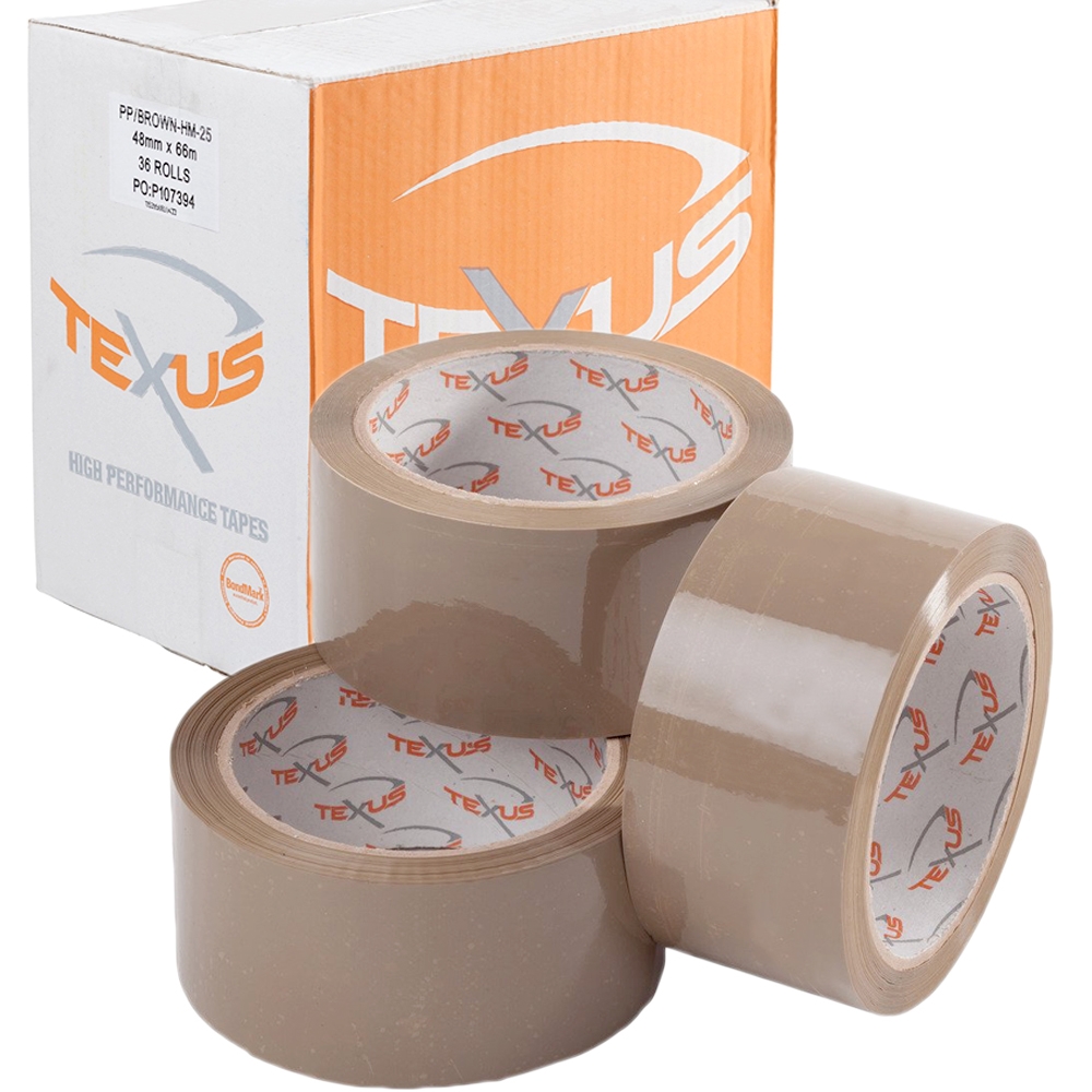 3 x FRAGILE 3 x BUFF 3M BROWN PACKING TAPES 48mmx50mtr 