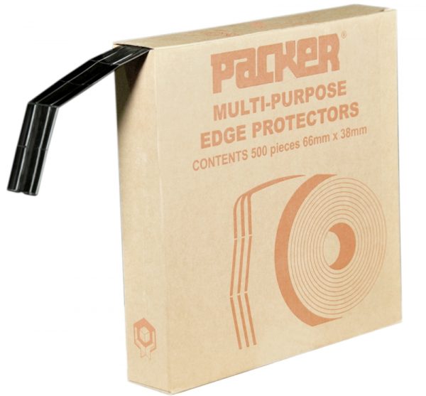 Plastic Edge Protector Black 66mm x 38mm