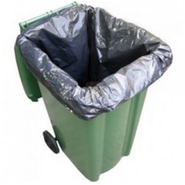 Black Wheelie Bin Liner Waste Sacks