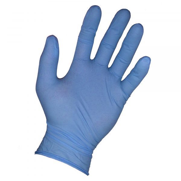 Gloves Disposable Nitrile Blue Powder Free