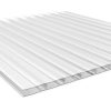 White Twin Wall Plastic Corrugated Sheeting
