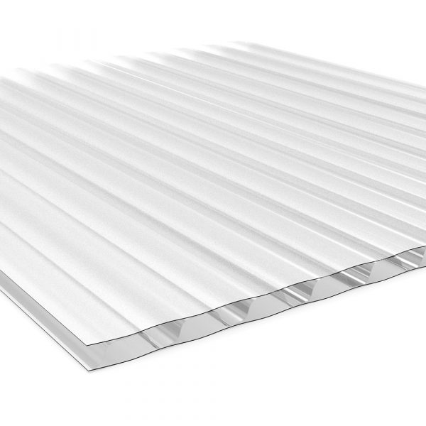 White Twin Wall Plastic Corrugated Sheeting